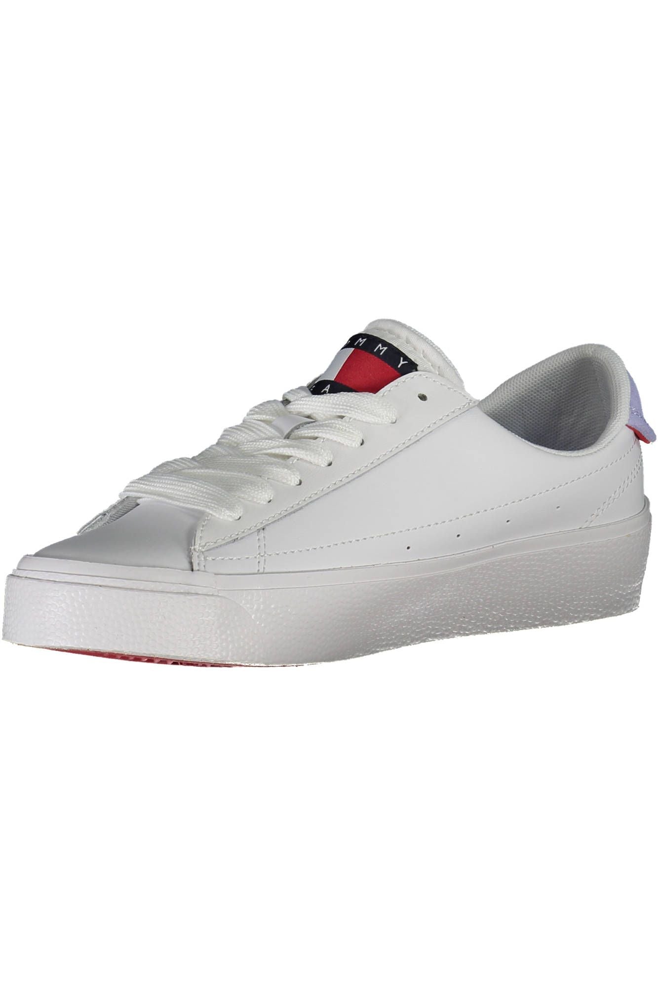 Fashionsarah.com Fashionsarah.com Tommy Hilfiger Eco-Conscious White Sneakers with Logo Accents