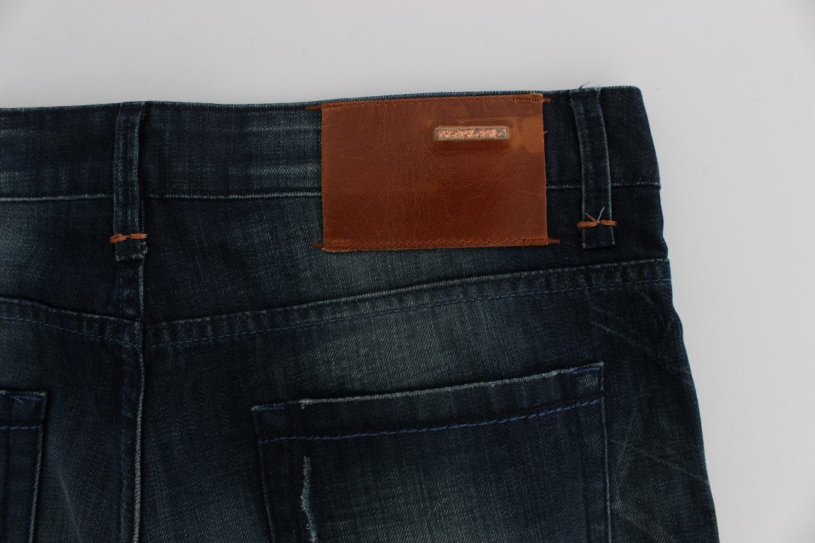 Acht Sleek Slim Fit Italian Denim Jeans | Fashionsarah.com