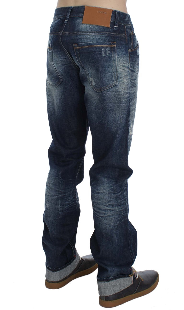 Acht Authentic Regular Fit Blue Wash Jeans | Fashionsarah.com