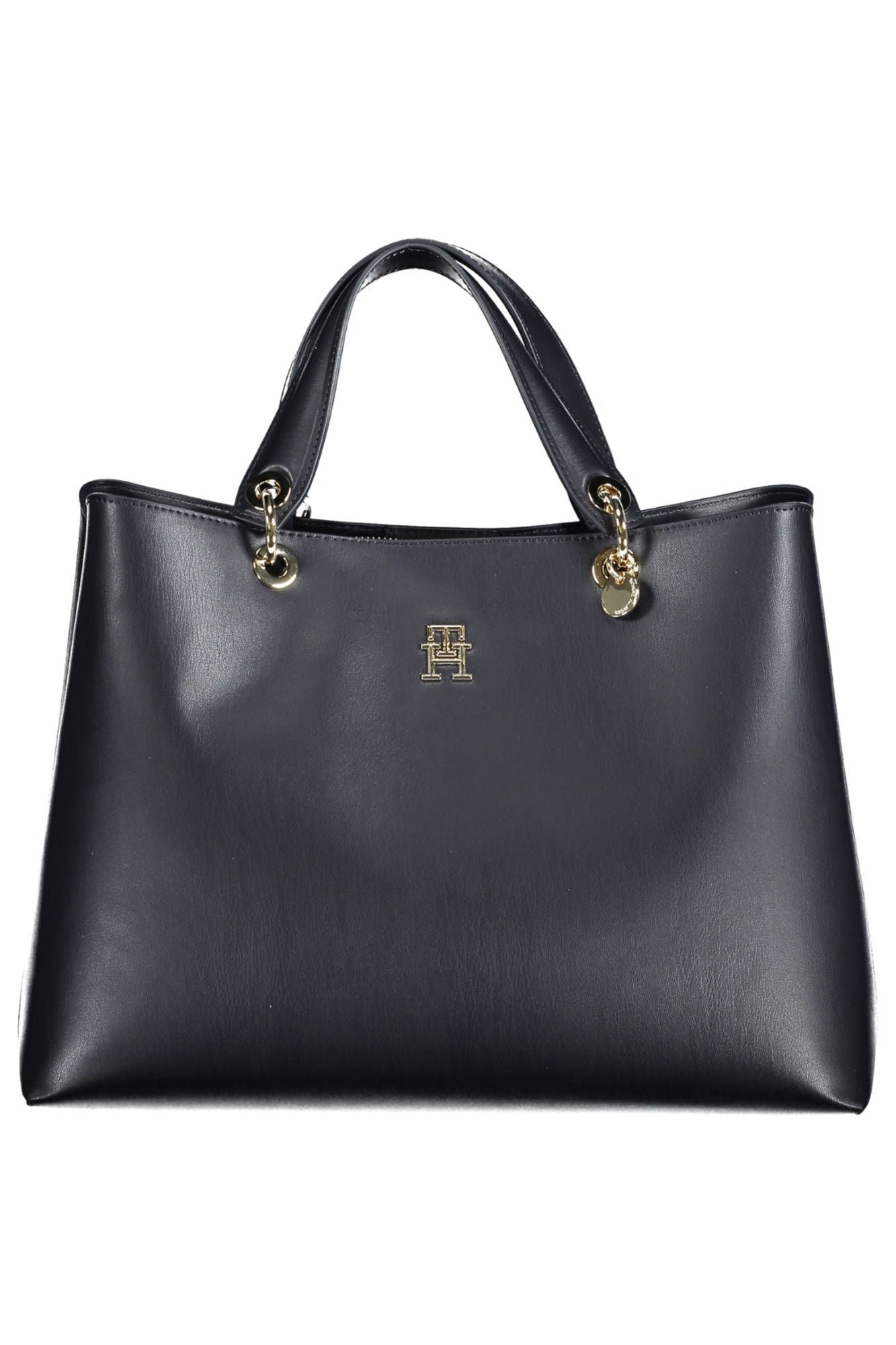 Fashionsarah.com Fashionsarah.com Tommy Hilfiger Elegant Blue Handbag with Versatile Handles