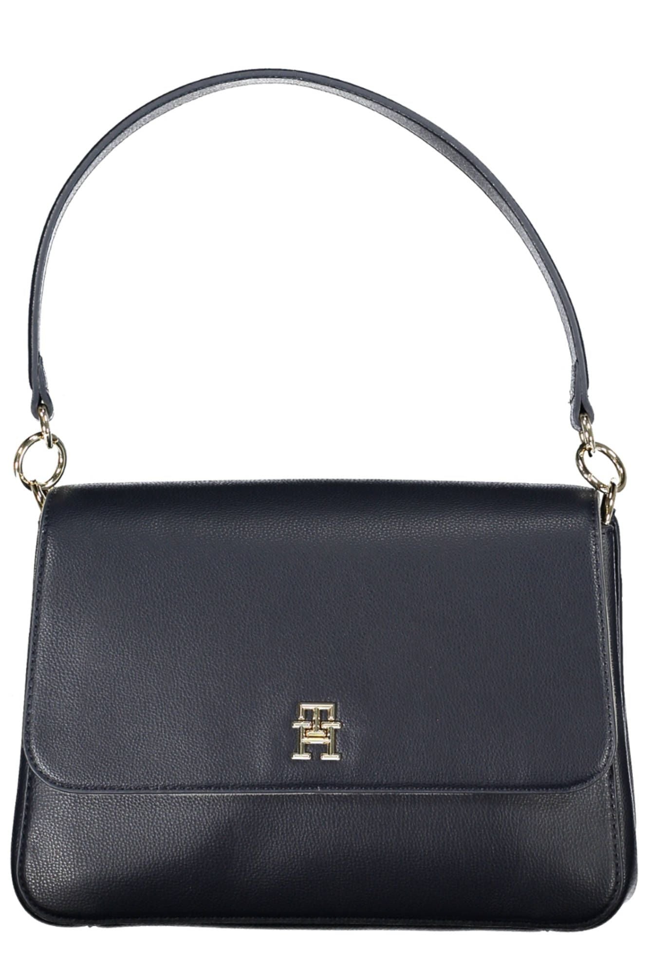 Fashionsarah.com Fashionsarah.com Tommy Hilfiger Elegant Blue Shoulder Bag with Contrasting Details