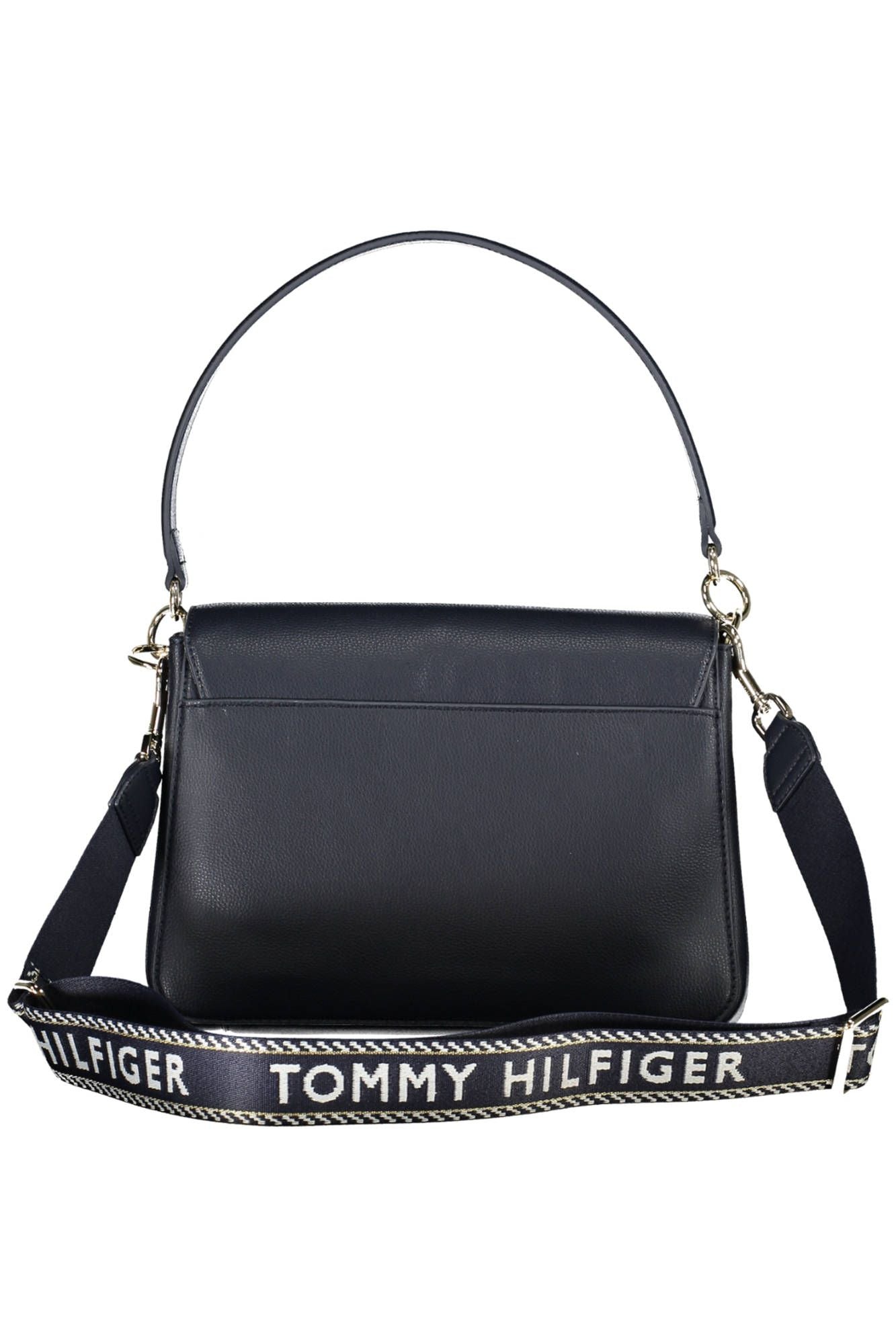 Fashionsarah.com Fashionsarah.com Tommy Hilfiger Elegant Blue Shoulder Bag with Contrasting Details