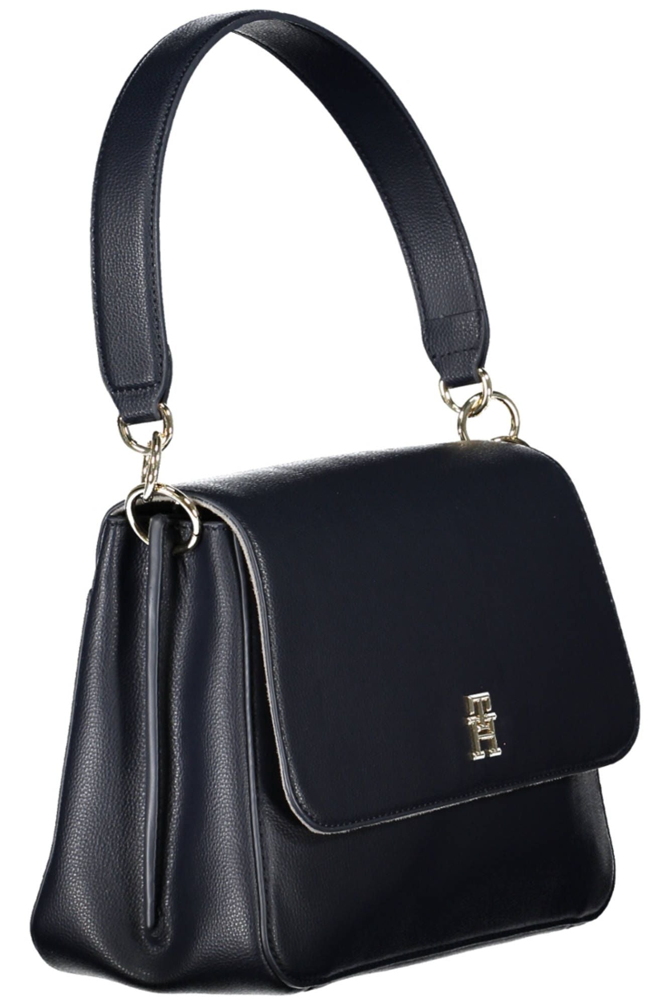 Fashionsarah.com Fashionsarah.com Tommy Hilfiger Elegant Blue Shoulder Bag with Contrasting Details