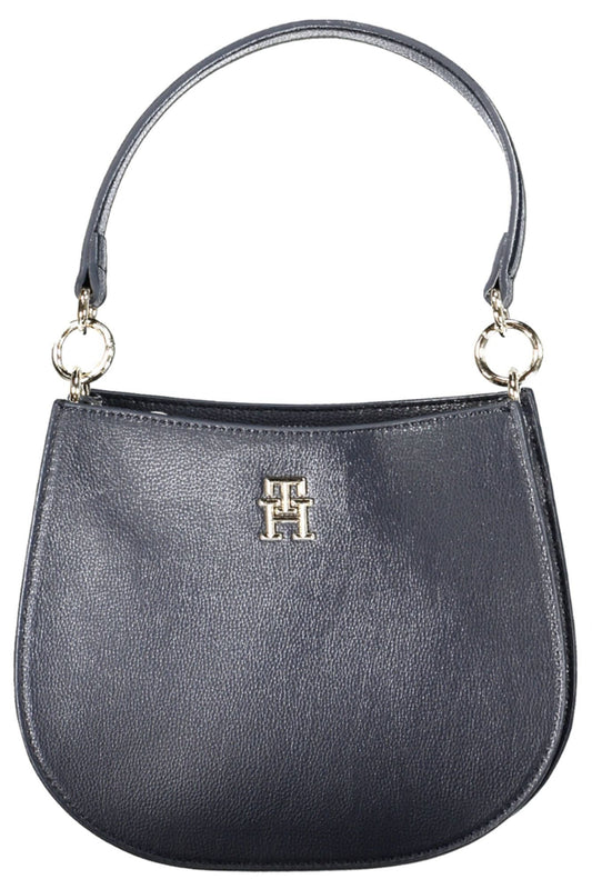 Fashionsarah.com Fashionsarah.com Tommy Hilfiger Elegant Blue Two-Compartment Handbag