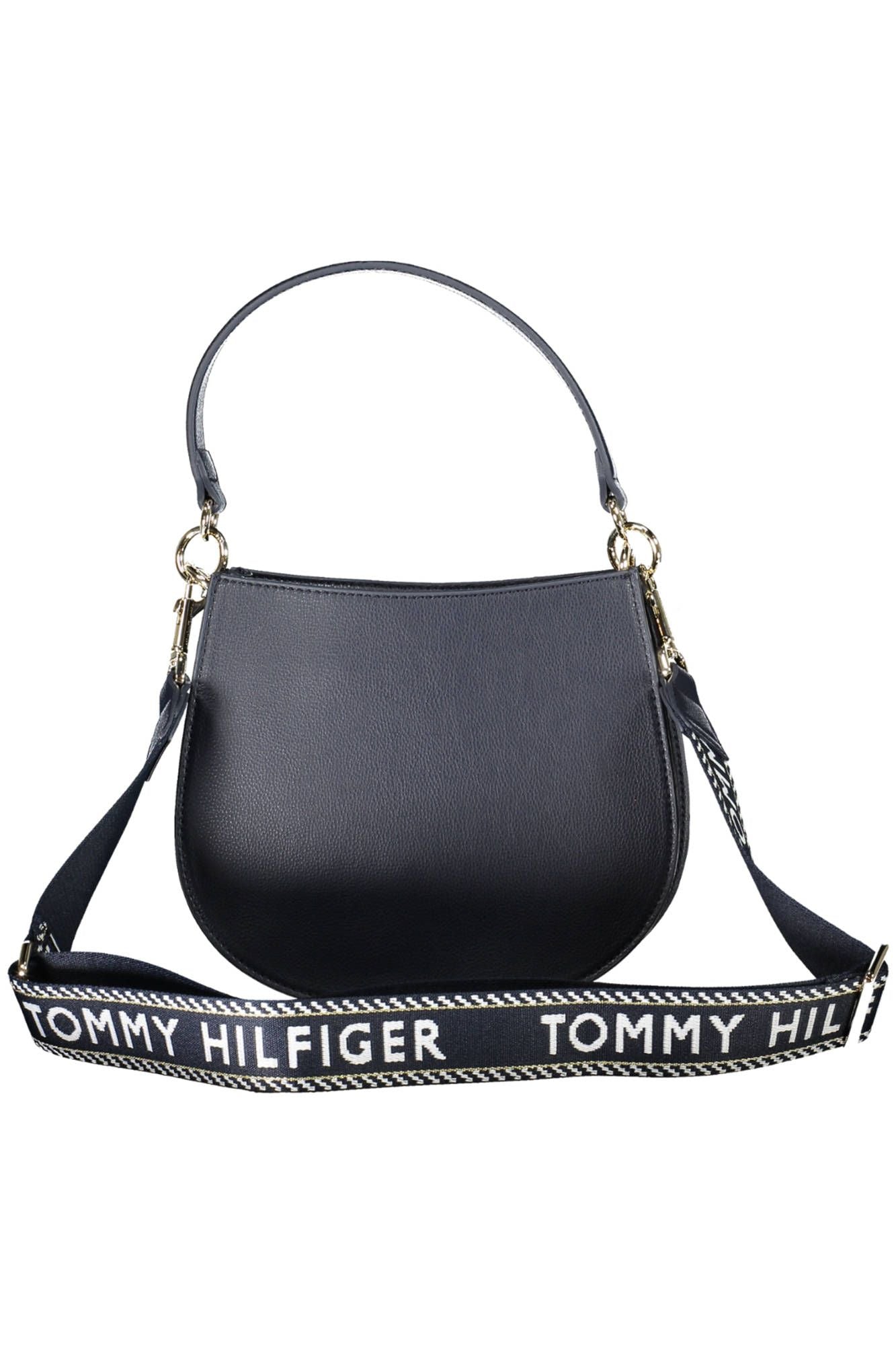 Fashionsarah.com Fashionsarah.com Tommy Hilfiger Elegant Blue Two-Compartment Handbag