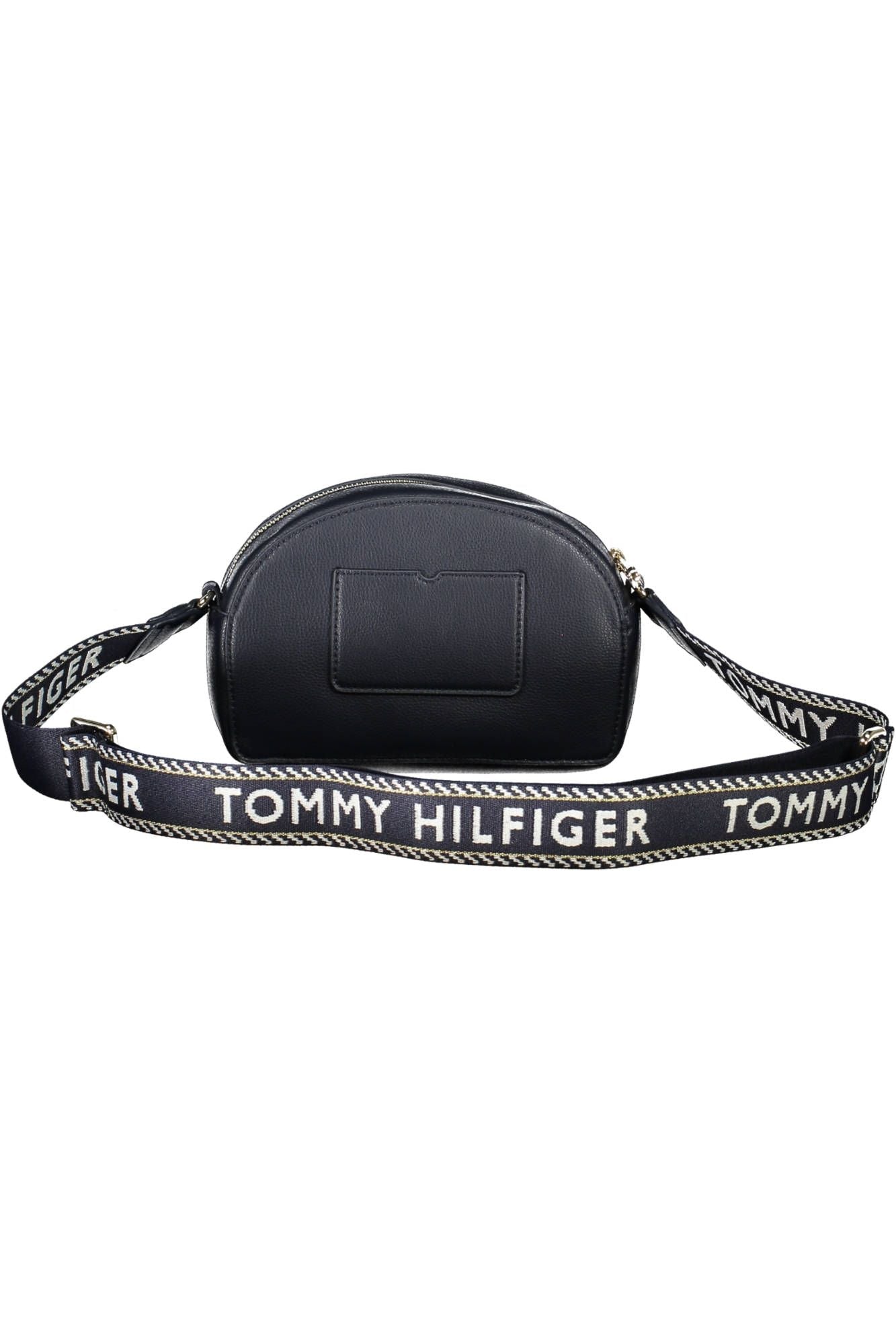 Fashionsarah.com Fashionsarah.com Tommy Hilfiger Elegant Blue Shoulder Bag with Logo Detail