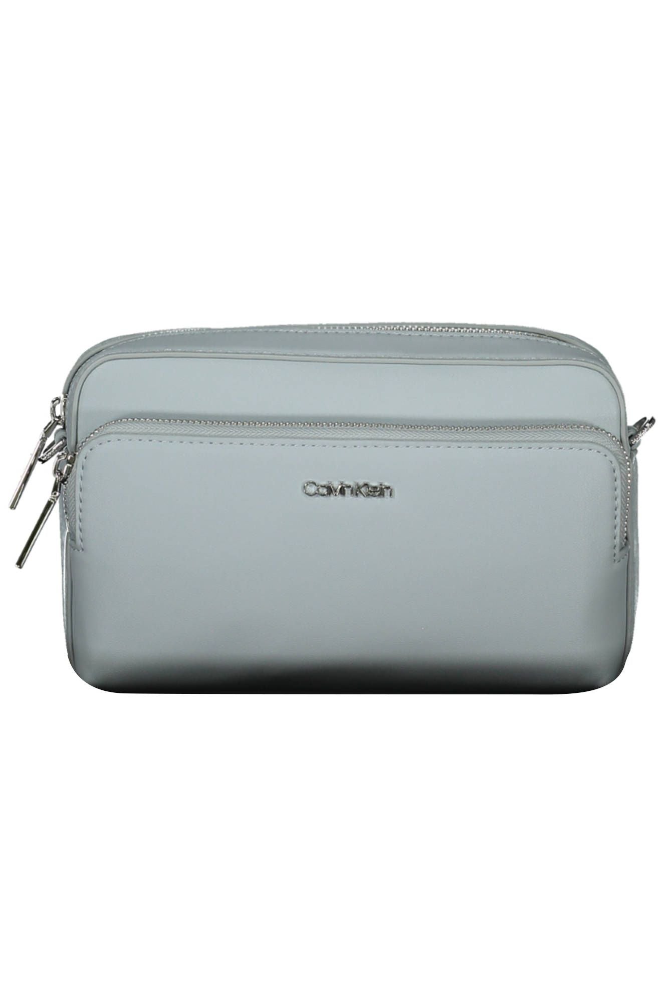 Fashionsarah.com Fashionsarah.com Calvin Klein Elegant Light Blue Shoulder Bag with Logo