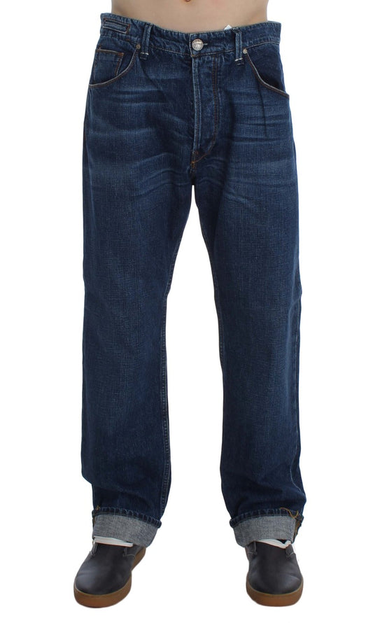 Fashionsarah.com Fashionsarah.com Acht Chic Baggy Loose Fit Blue Jeans for Men