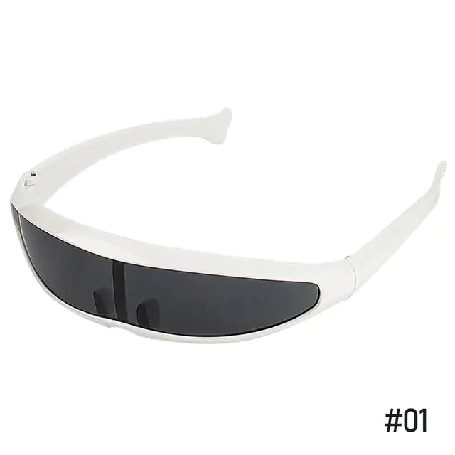 Futuristic Narrow Cyclops Sunglasses | Fashionsarah.com