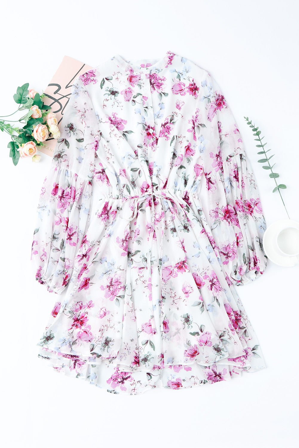 Vintage Floral Flowy Dress | Fashionsarah.com