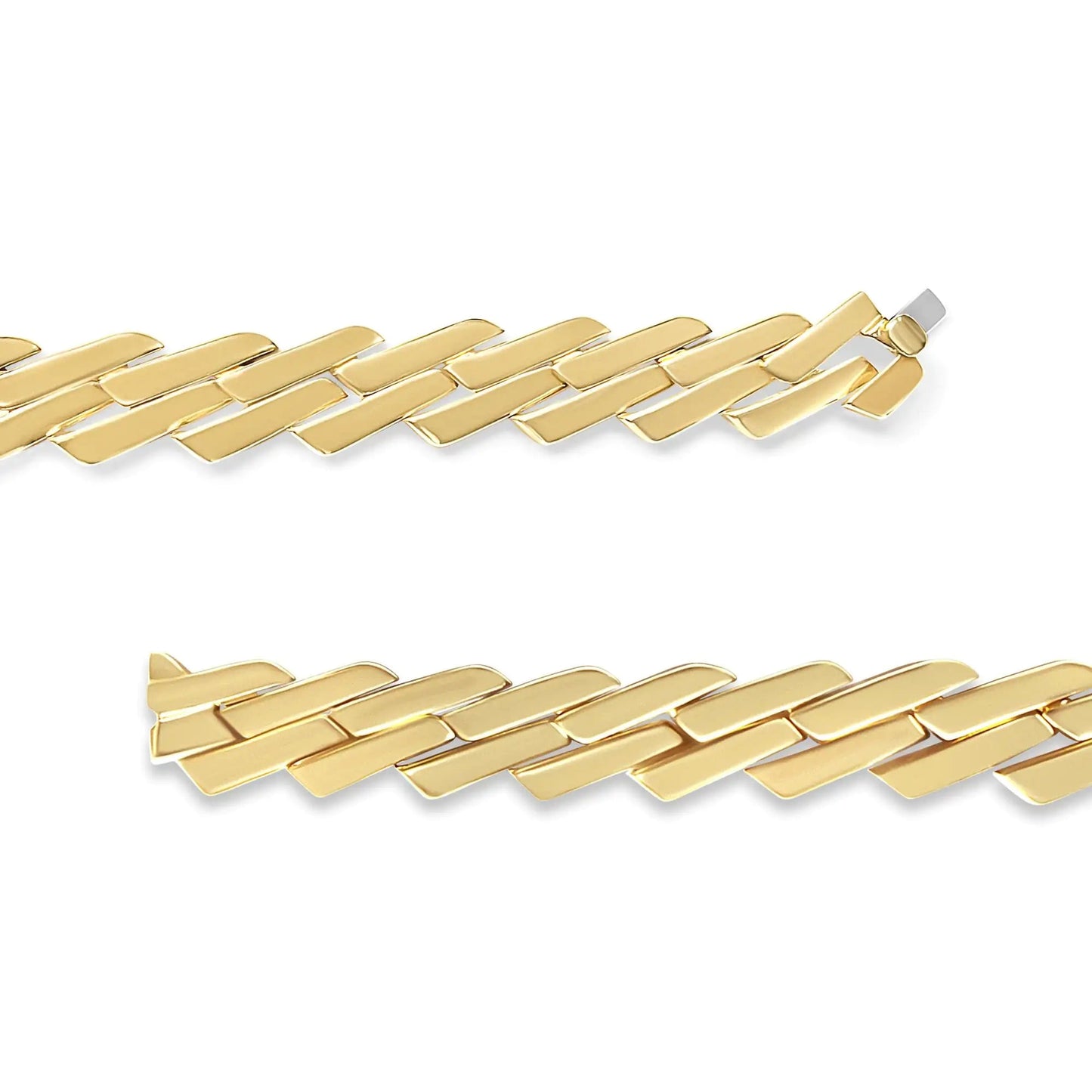 14k Yellow Gold 2 3/4 Cttw Pave Diamond Miami Cuban Curb Link Chain 16" Necklace (H-I Color, SI1-SI2 Clarity) | Fashionsarah.com