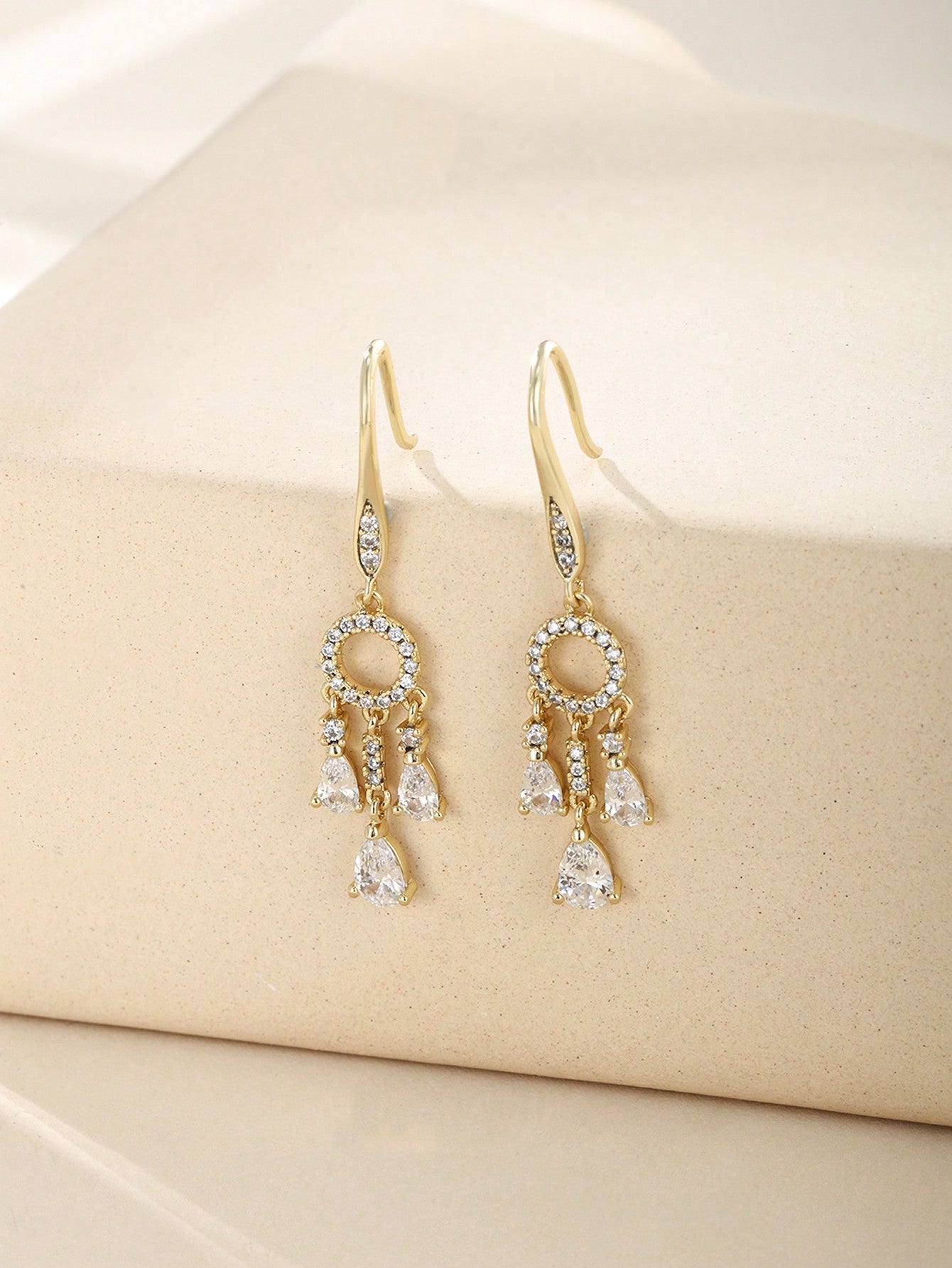 Rhinestone Punk Earrings | Fashionsarah.com