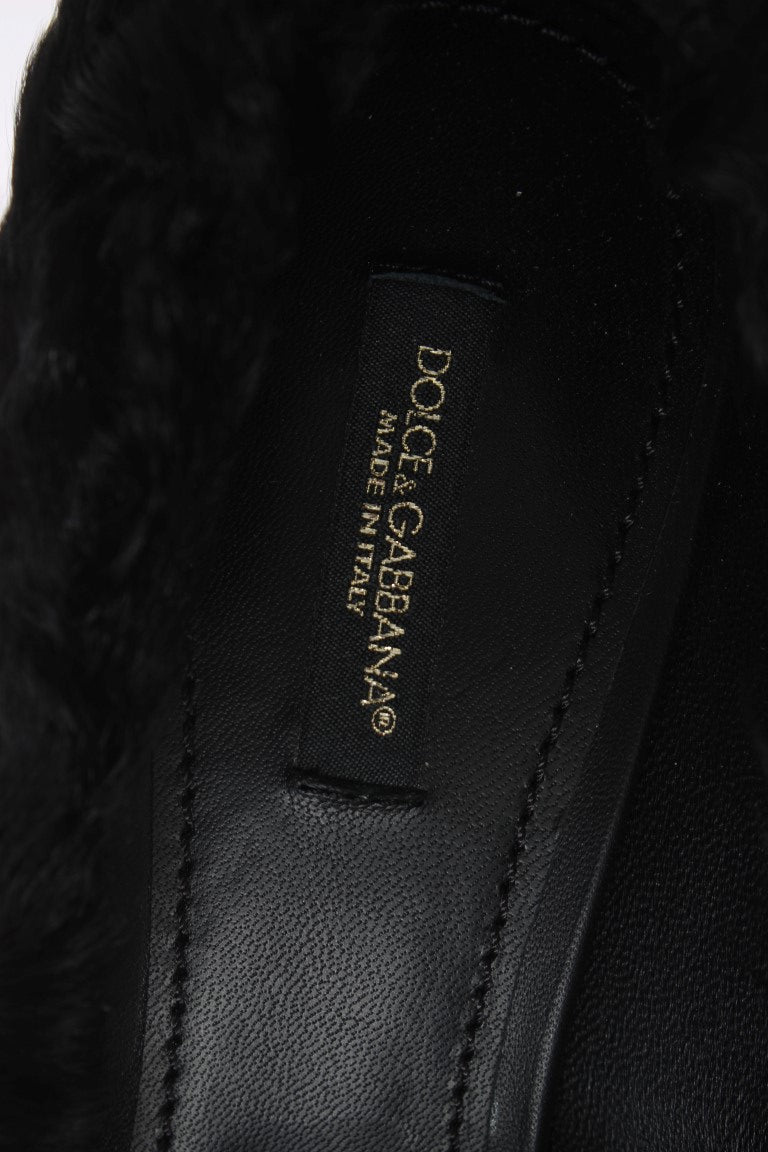 Dolce & Gabbana Black Leather Pumps | Fashionsarah.com