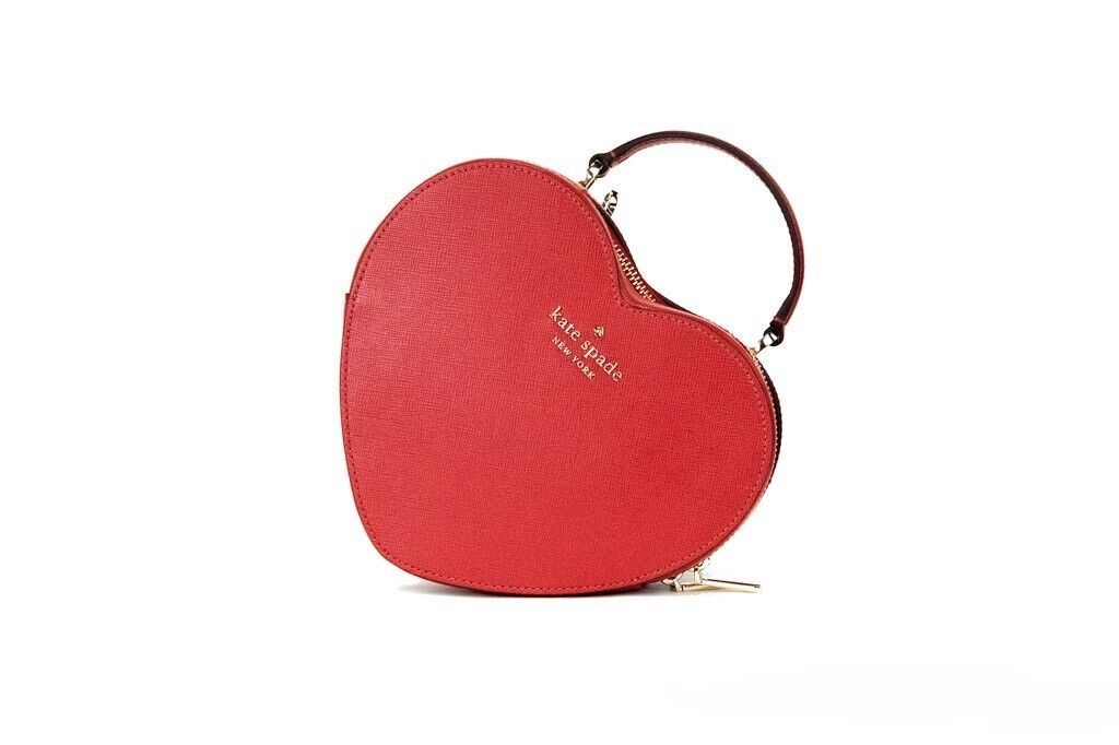 Kate Spade Love Shack Candied Cherry Heart Crossbody Handbag | Fashionsarah.com