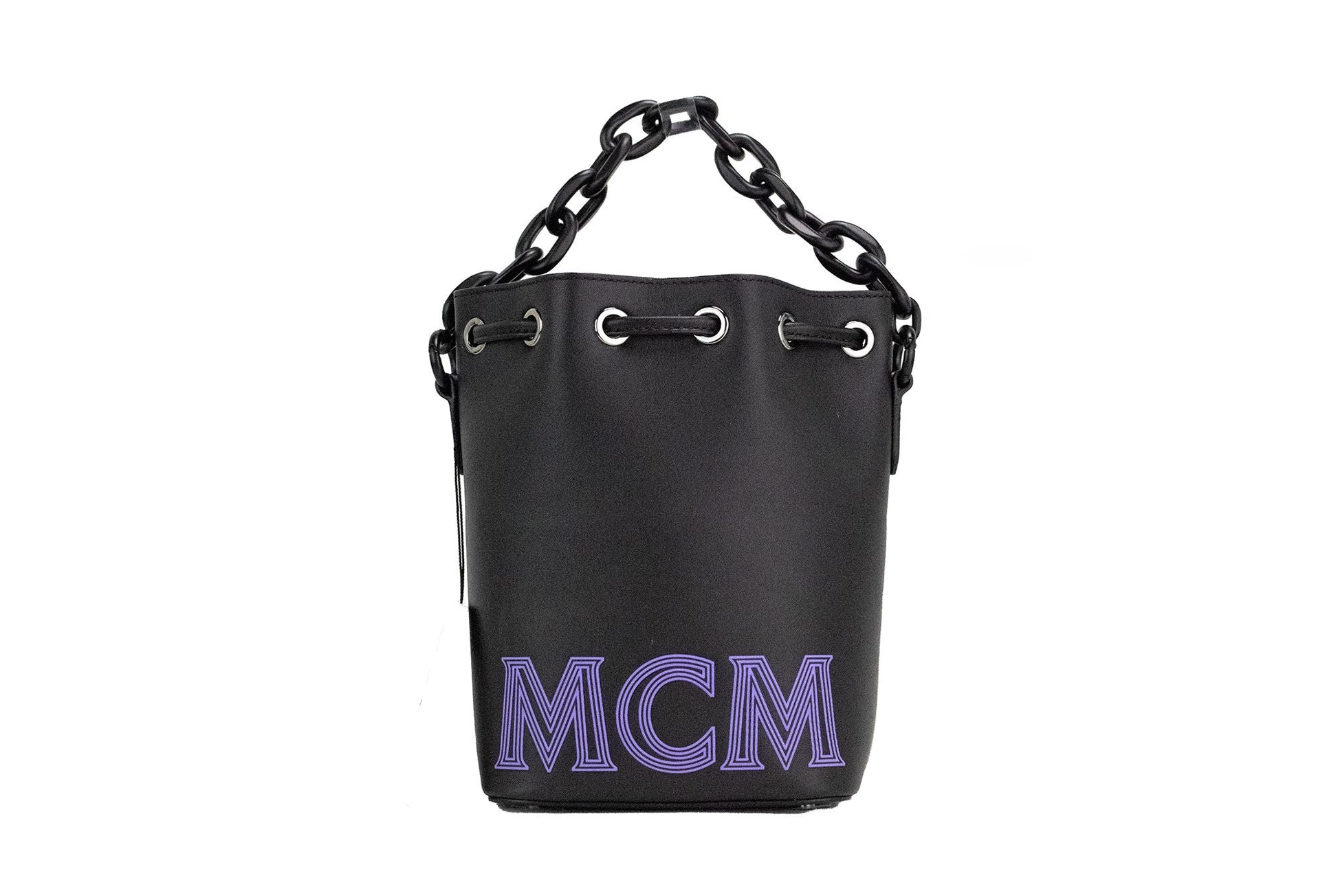 Fashionsarah.com Fashionsarah.com MCM Mini Black Shoulder Bucket Handbag