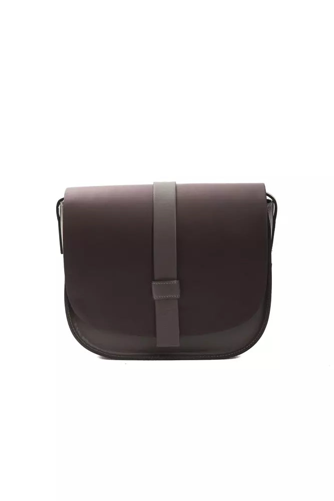 Pompei Donatella Burgundy Leather Crossbody Bag | Fashionsarah.com