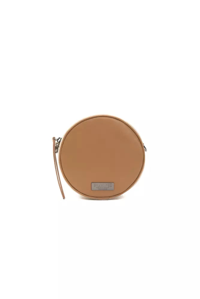 Pompei Donatella Brown Leather Crossbody Bag | Fashionsarah.com