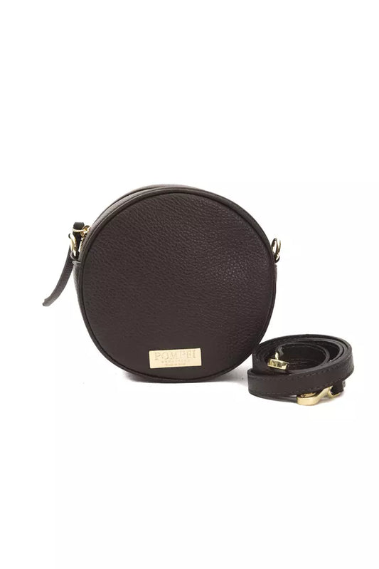 Pompei Donatella Brown Leather Crossbody Bag | Fashionsarah.com