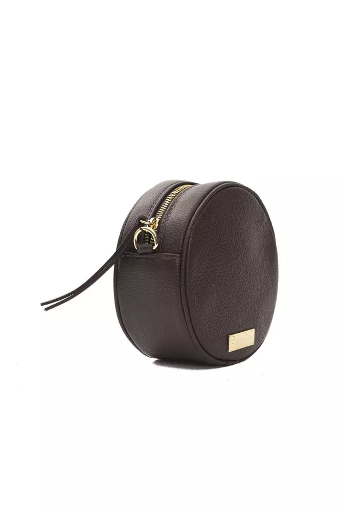 Pompei Donatella Brown Leather Crossbody Bag | Fashionsarah.com