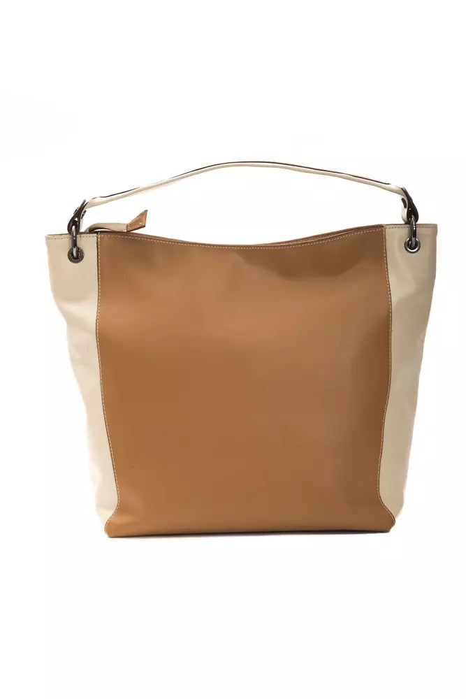 Pompei Donatella Brown Leather Shoulder Bag | Fashionsarah.com