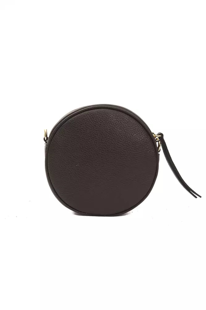 Pompei Donatella Brown Leather Crossbody Bag | Fashionsarah.com