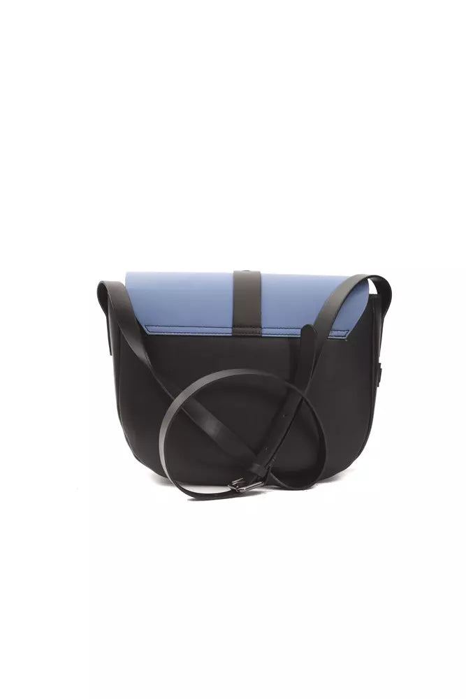 Pompei Donatella Blue Leather Crossbody Bag | Fashionsarah.com