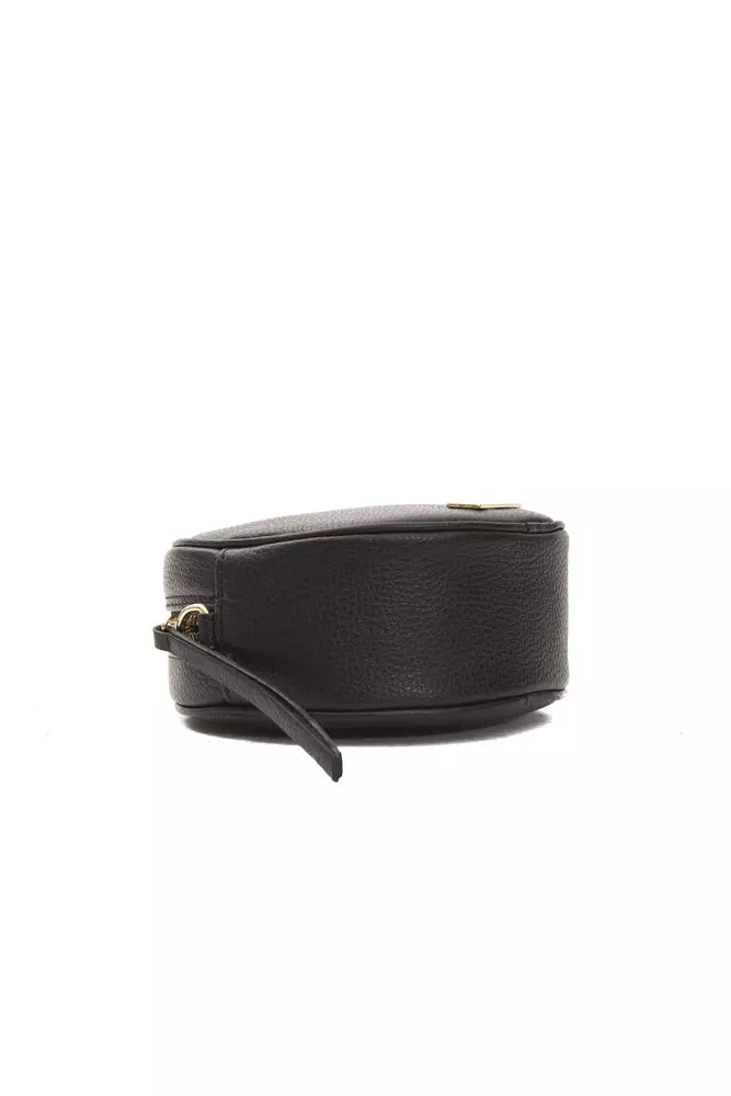 Pompei Donatella Black Leather Crossbody Bag | Fashionsarah.com