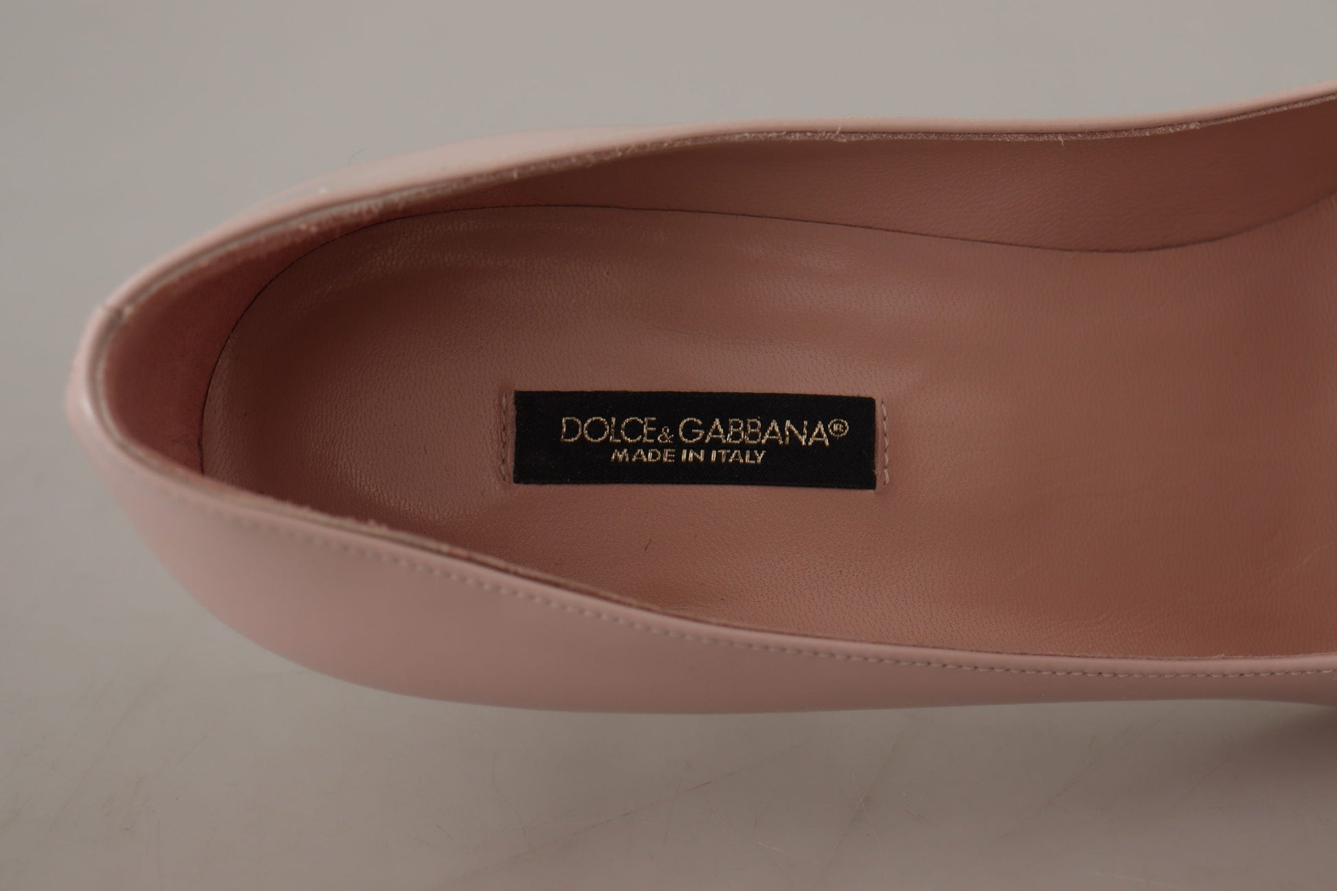 Dolce & Gabbana Pink Patent Leather Heels | Fashionsarah.com