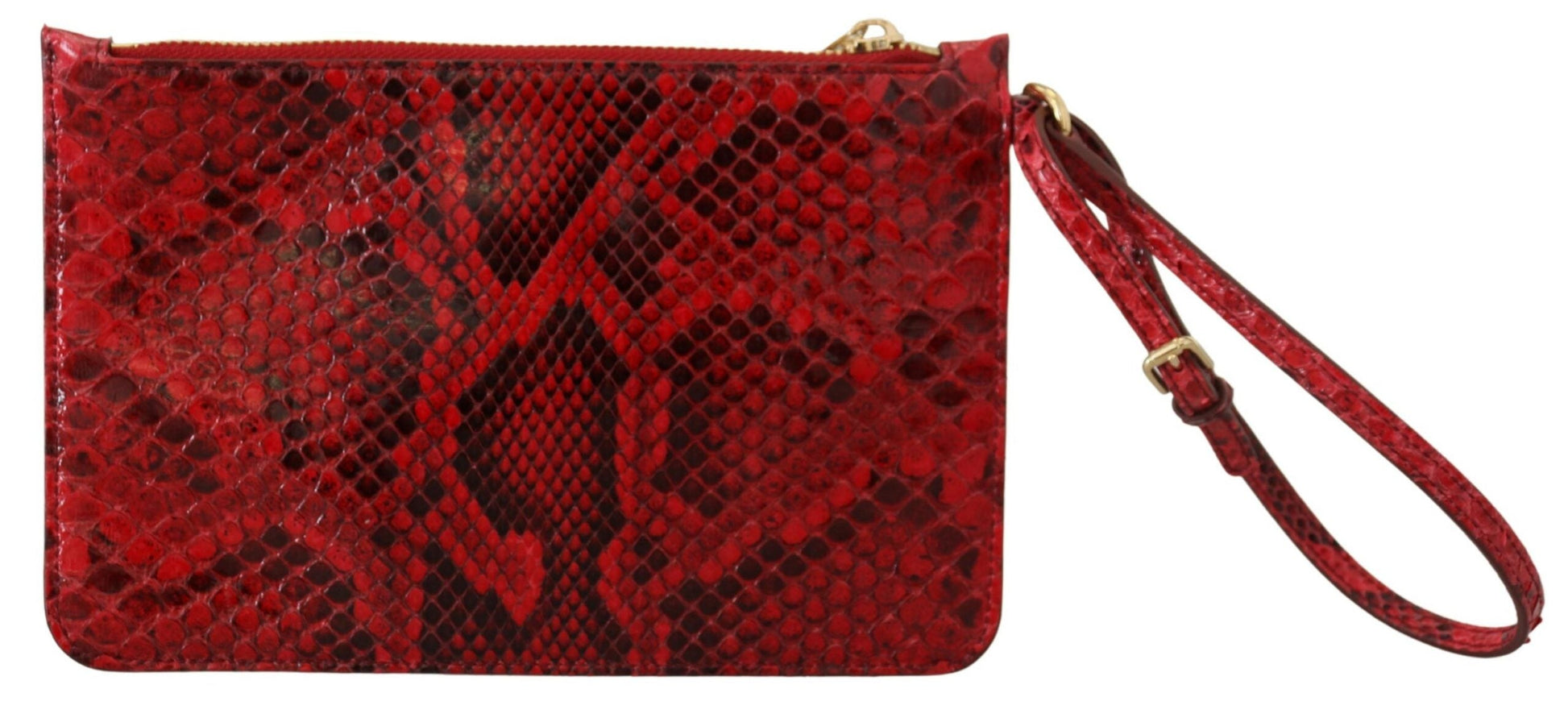 Dolce & Gabbana Red Leather Clutch Purse Wristlet Hand | Fashionsarah.com