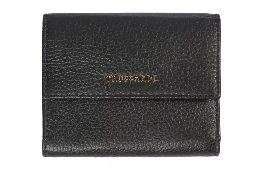 Trussardi Black Leather Wallet | Fashionsarah.com