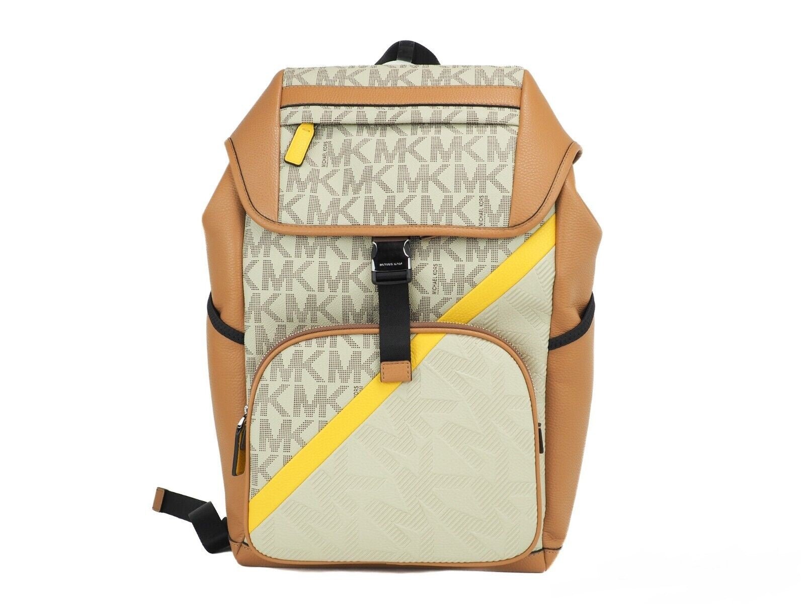 Fashionsarah.com Fashionsarah.com Michael Kors Signature Cooper Sport Flap Chino Large Backpack Bookbag Bag