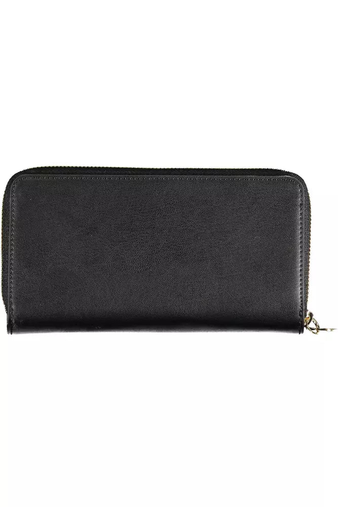 Fashionsarah.com Fashionsarah.com Tommy Hilfiger Elegant Black Polyethylene Wallet