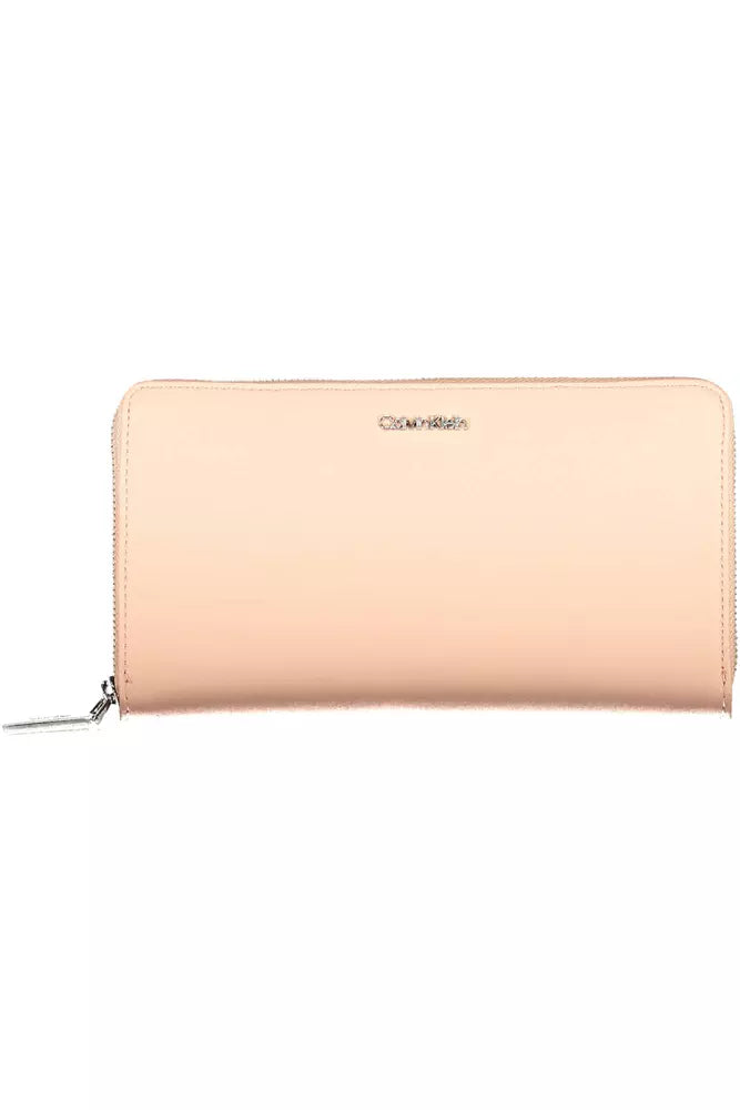 Fashionsarah.com Fashionsarah.com Calvin Klein Chic Pink Polyethylene Wallet with RFID Blocking