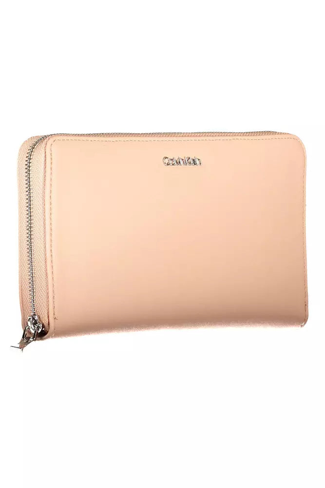 Fashionsarah.com Fashionsarah.com Calvin Klein Chic Pink Polyethylene Wallet with RFID Blocking