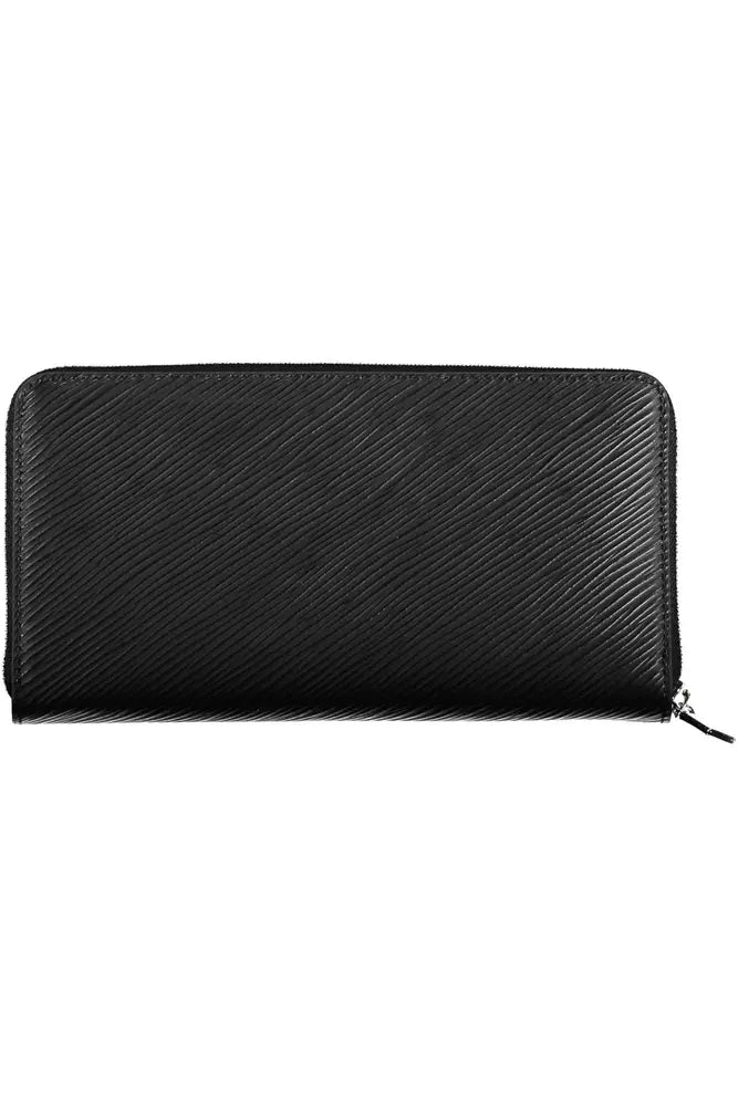 Fashionsarah.com Fashionsarah.com Calvin Klein Chic RFID-Safe Black Wallet with Zip Closure