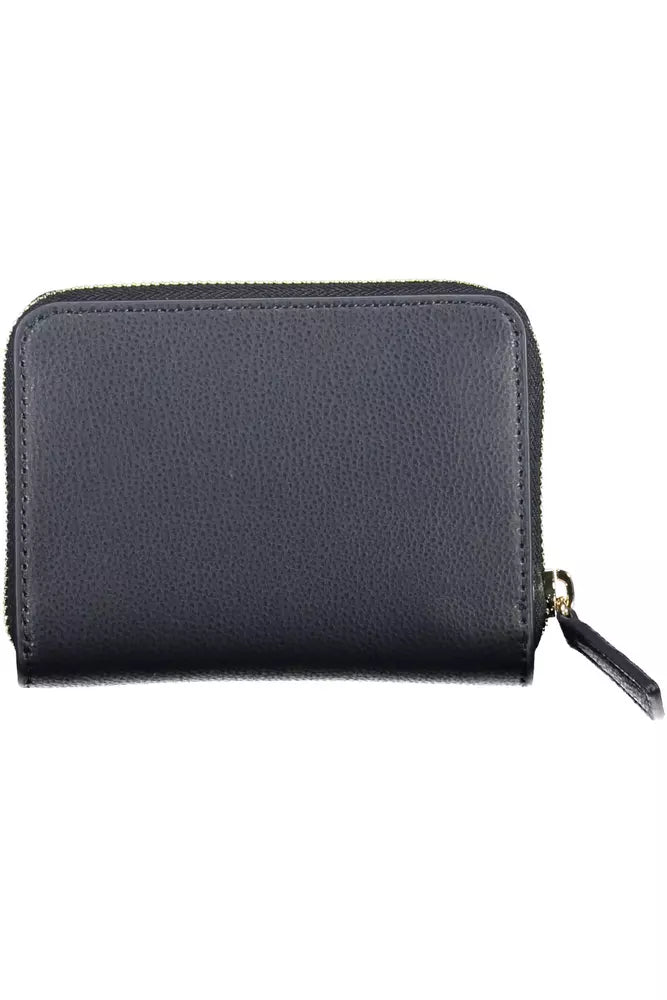 Fashionsarah.com Fashionsarah.com Tommy Hilfiger Elegant Blue Zip Wallet with Contrasting Details