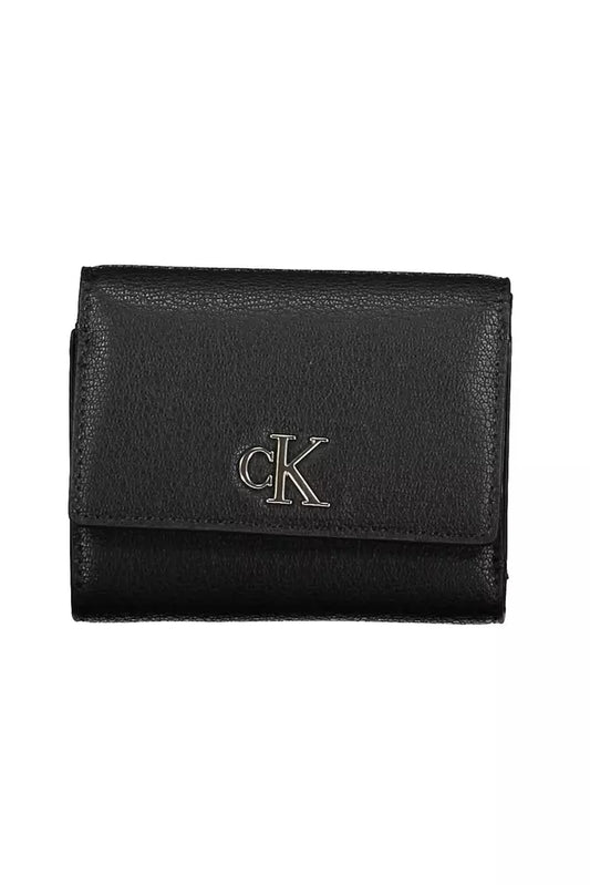 Fashionsarah.com Fashionsarah.com Calvin Klein Elegant Black Double-Compartment Wallet