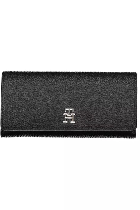 Fashionsarah.com Fashionsarah.com Tommy Hilfiger Chic Black Multifunction Wallet with Phone Compartment