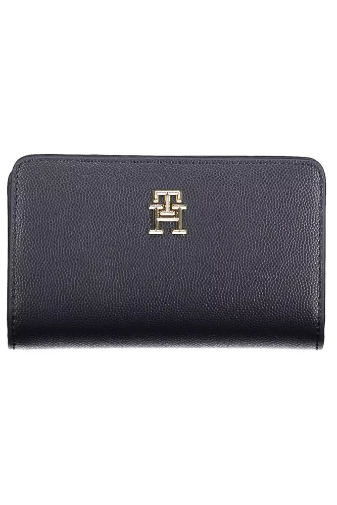 Fashionsarah.com Fashionsarah.com Tommy Hilfiger Elegant Blue Wallet with Multiple Compartments