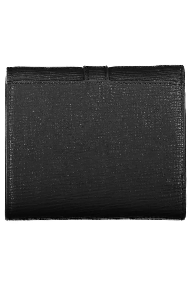 Fashionsarah.com Fashionsarah.com Tommy Hilfiger Elegant Black Polyethylene Trifold Wallet