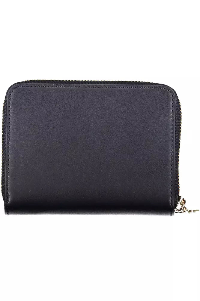 Fashionsarah.com Fashionsarah.com Tommy Hilfiger Elegant Blue Polyethylene Wallet with Coin Purse