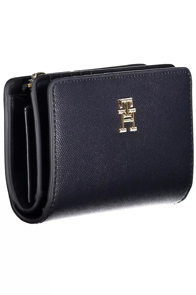 Fashionsarah.com Fashionsarah.com Tommy Hilfiger Elegant Blue Wallet with Multiple Compartments