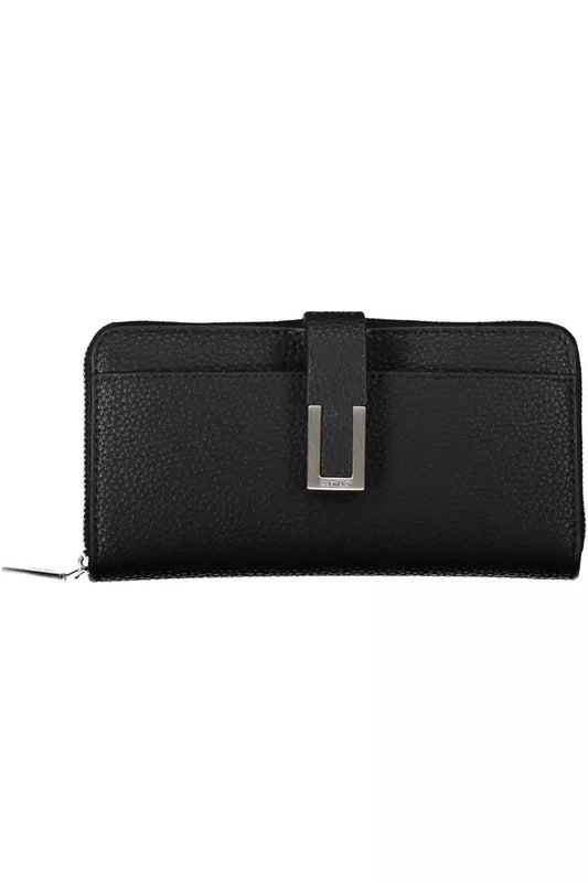 Fashionsarah.com Fashionsarah.com Calvin Klein Elegant Five-Compartment Black Wallet