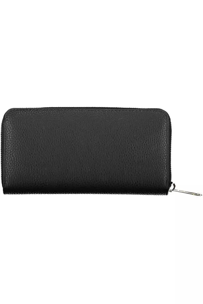 Fashionsarah.com Fashionsarah.com Tommy Hilfiger Elegant Black Wallet with Chic Compartments