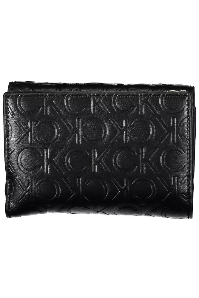 Fashionsarah.com Fashionsarah.com Calvin Klein Elegant Black Polyethylene Wallet with RFID Blocker