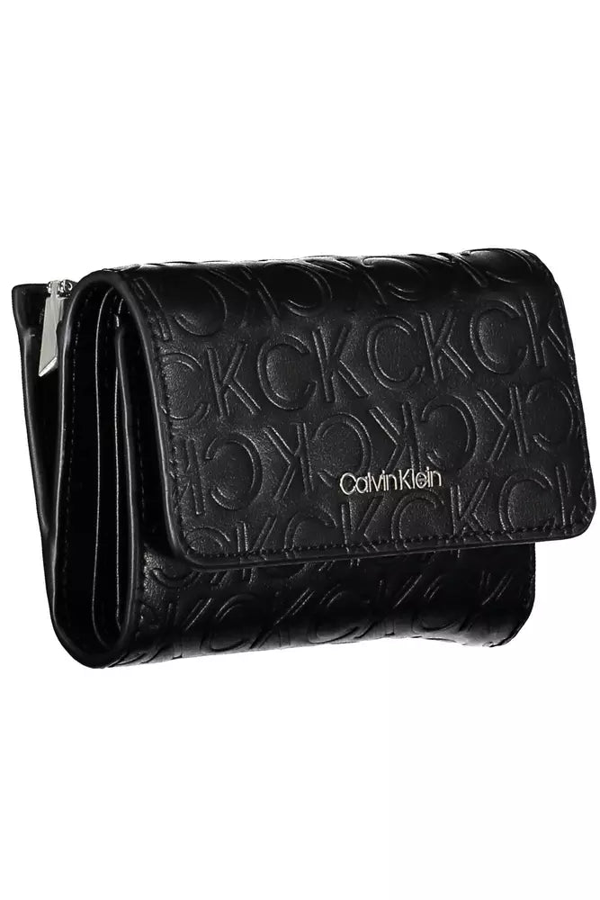 Fashionsarah.com Fashionsarah.com Calvin Klein Elegant Black Polyethylene Wallet with RFID Blocker