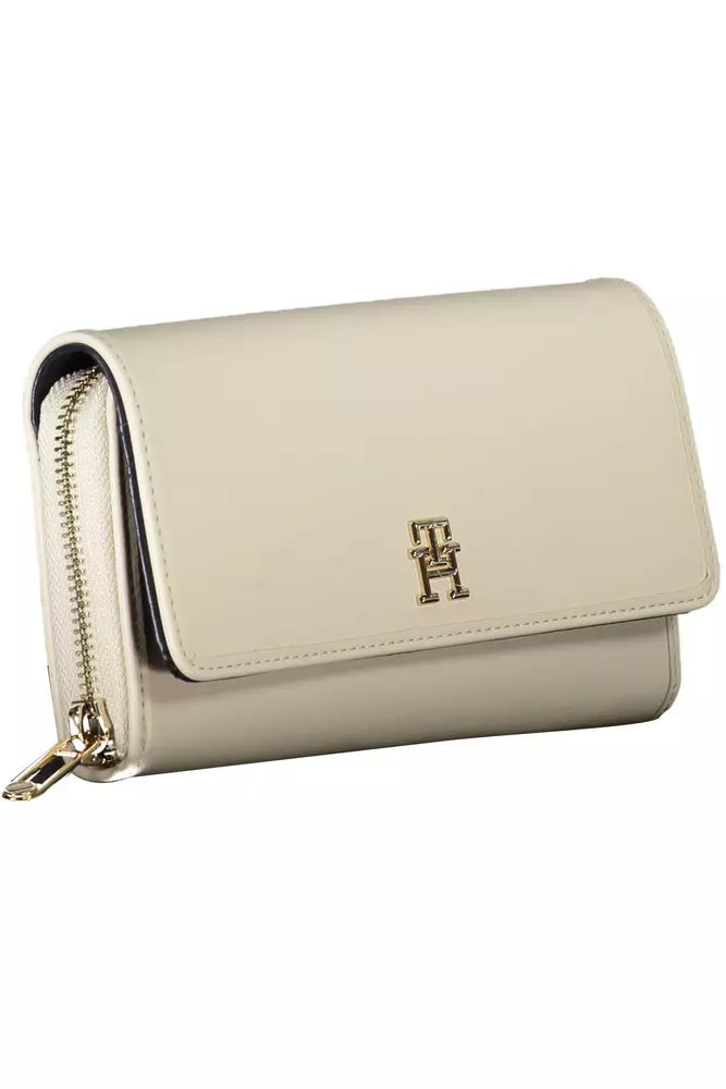 Fashionsarah.com Fashionsarah.com Tommy Hilfiger Elegant White Polyethylene Ladies Wallet