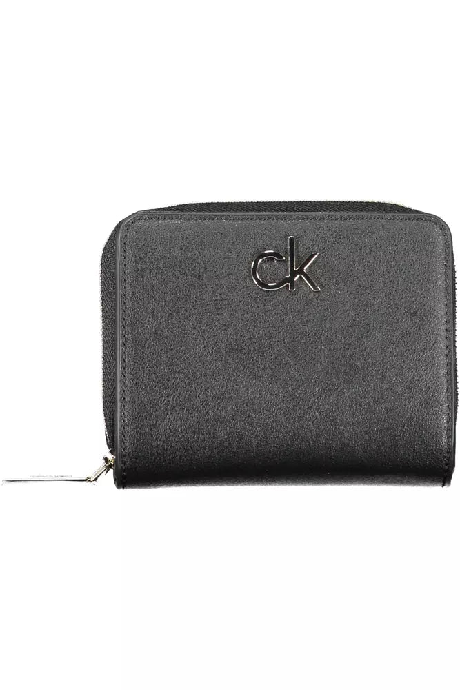 Fashionsarah.com Fashionsarah.com Calvin Klein Elegant Black RFID Wallet with Secure Closure