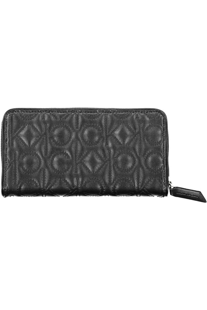 Fashionsarah.com Fashionsarah.com Calvin Klein Chic Black Polyethylene Zip Wallet