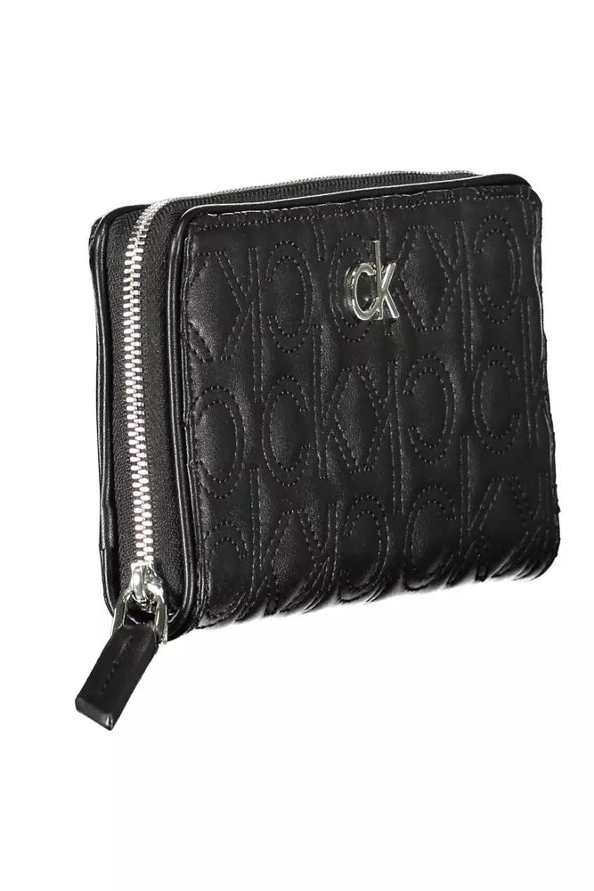 Fashionsarah.com Fashionsarah.com Calvin Klein Chic Black Polyethylene Zip Wallet